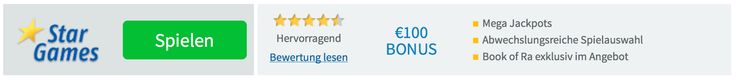 Stargames Bonus erhalten